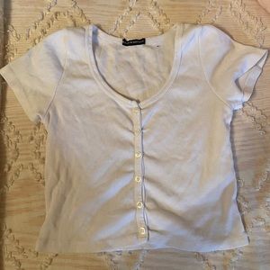White brandy Melville shirt